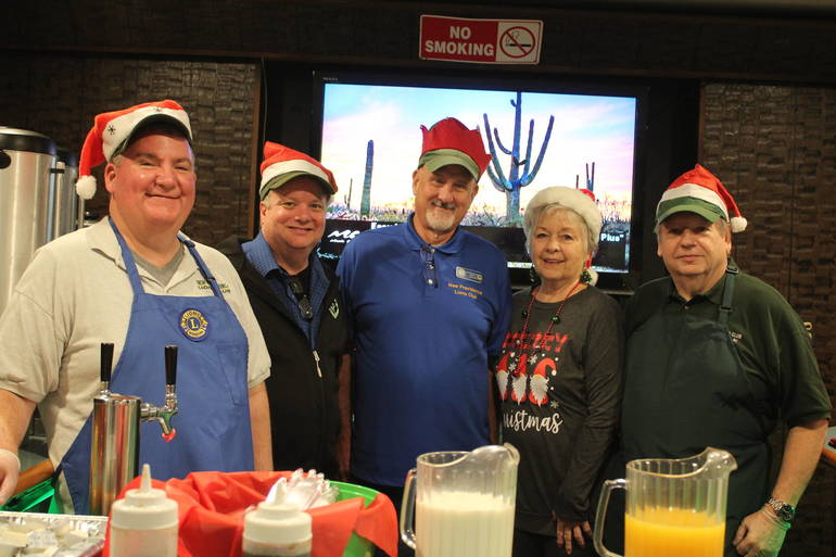 Pancakes with Santa