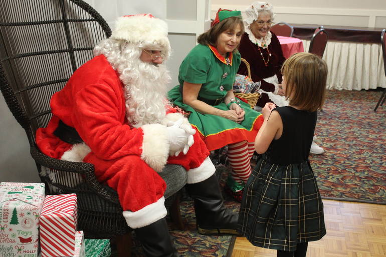 Pancakes with Santa